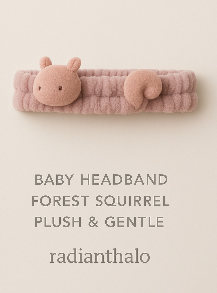 Newborn Plush Headband – Gentle & Cozy Fit