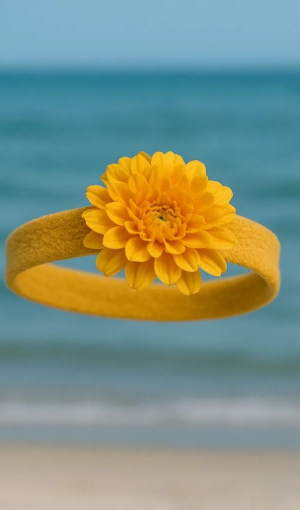 Bright and Happy Yellow Flower Baby Headband for Beautiful Moments