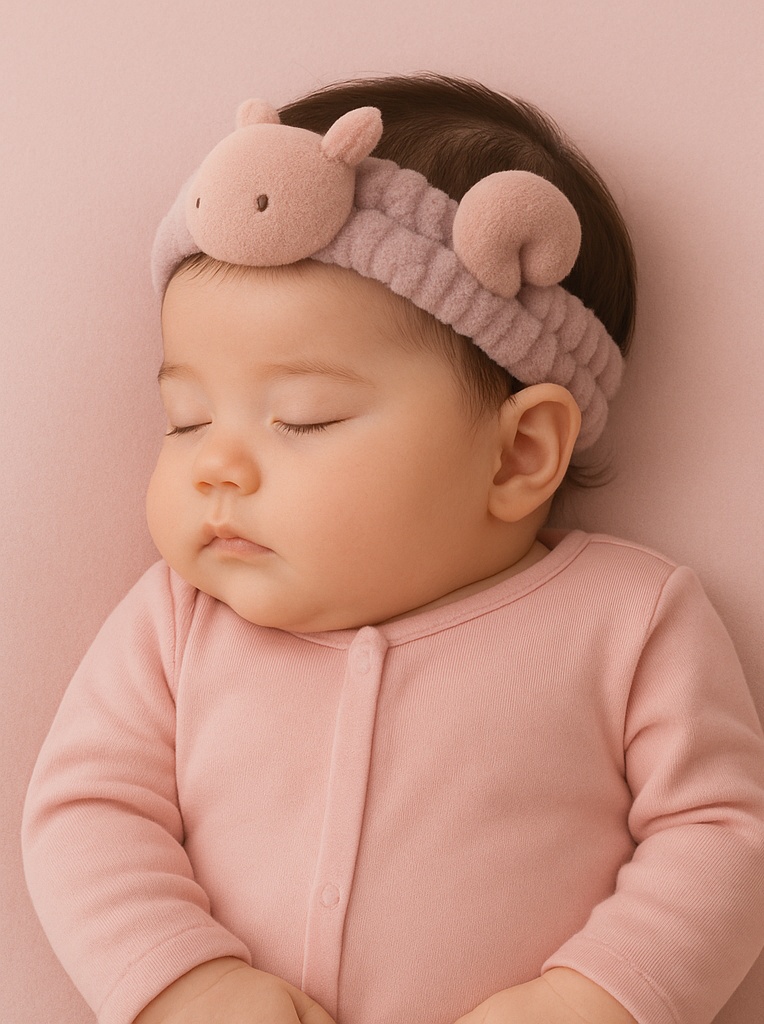 Newborn Plush Headband – Gentle & Cozy Fit