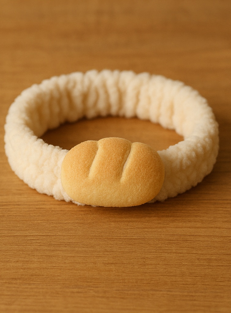 Cute Bread Roll Baby Headband for Comfortable Newborn Photos
