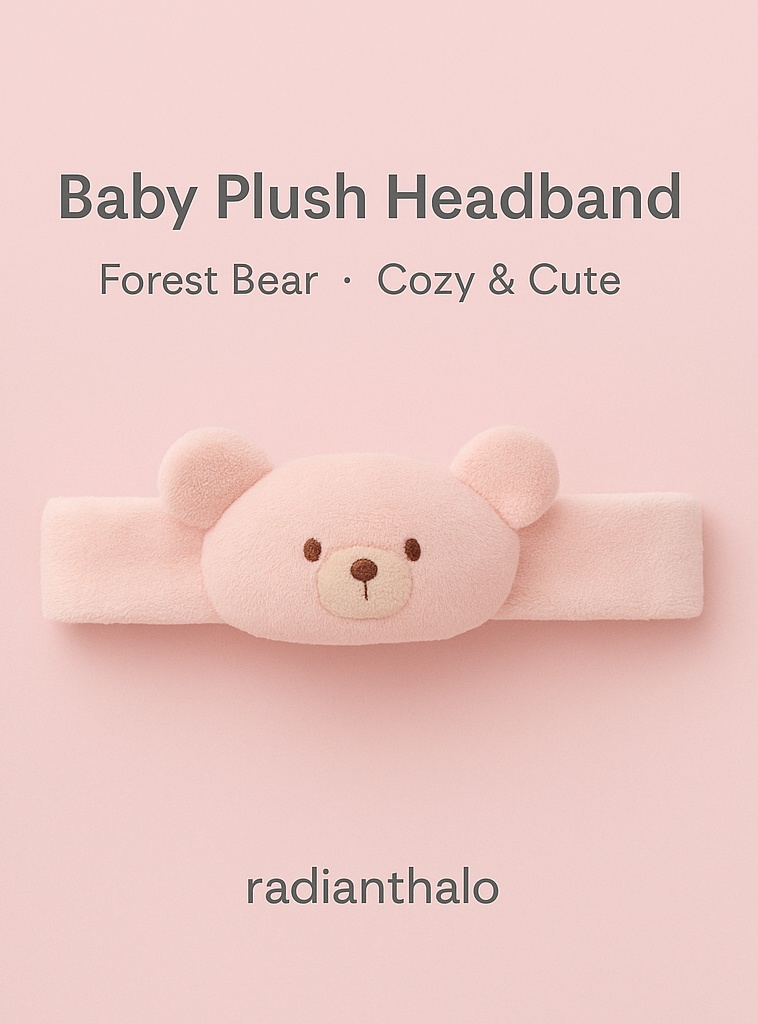 Comfortable Baby Plush Headband – Cozy & Snug