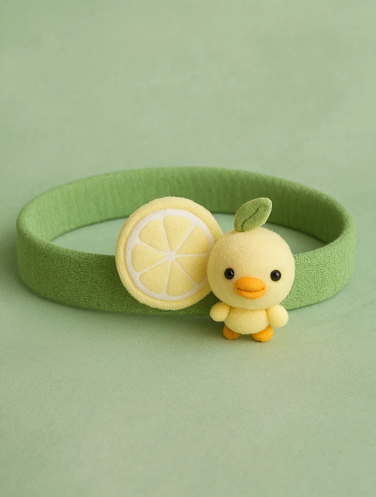 Cute Baby Lemon and Chick Headband