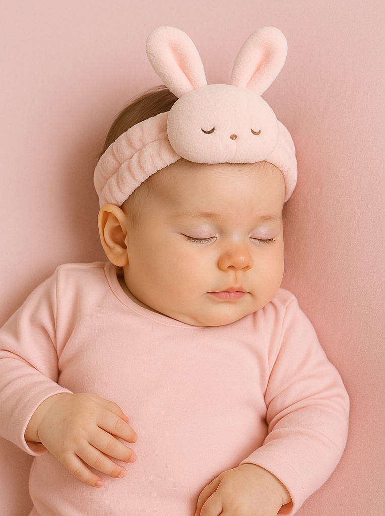 Plush Baby Headband – Soft & Stretchable