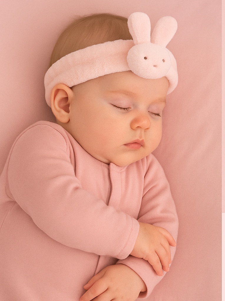 Ultra Soft Plush Baby Headband – Lightweight & Gentle