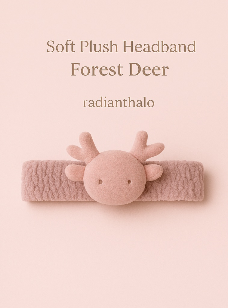 Premium Baby Headband – Soft Plush with Gentle Hold