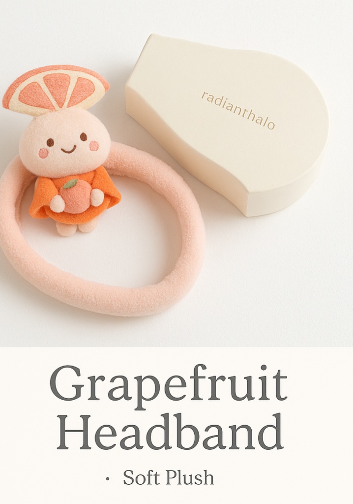 Grapefruit Baby Headband - Sweet and Soft