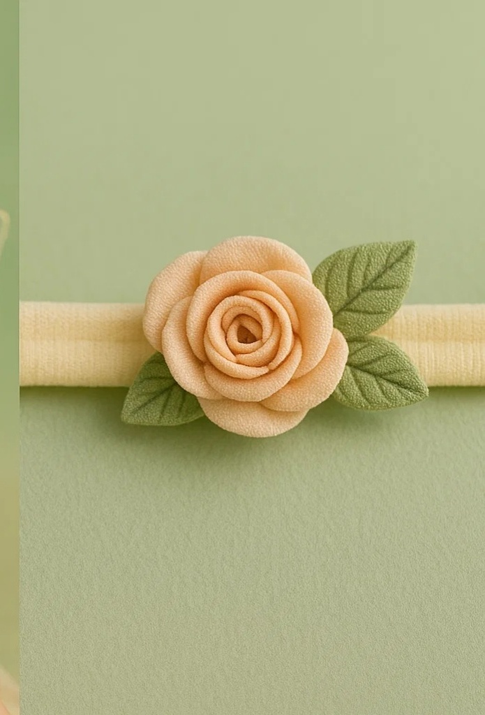 Conjunto Bebê com Tiara de Rosa e Vestido de Anjo – Roupa Fofa para Fotos e Festas 0-2 Anos