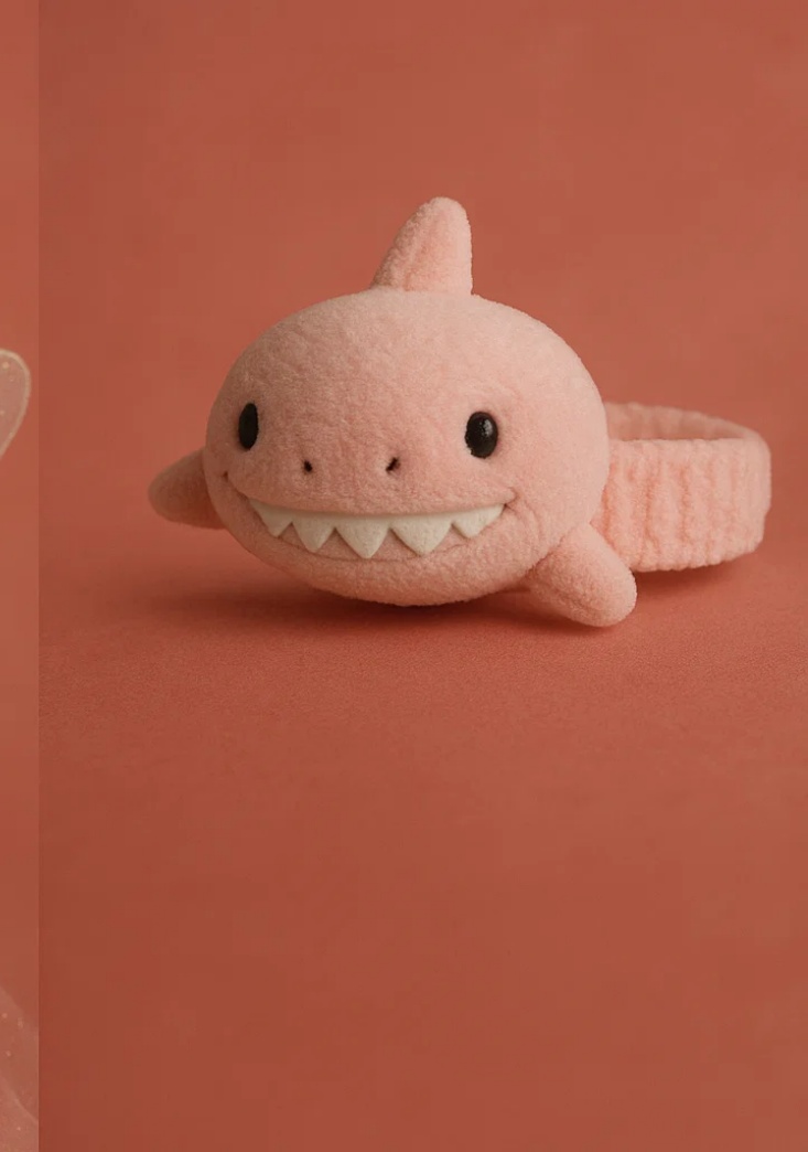 Shark Plush Baby Headband – Fun and Playful Design for Infants