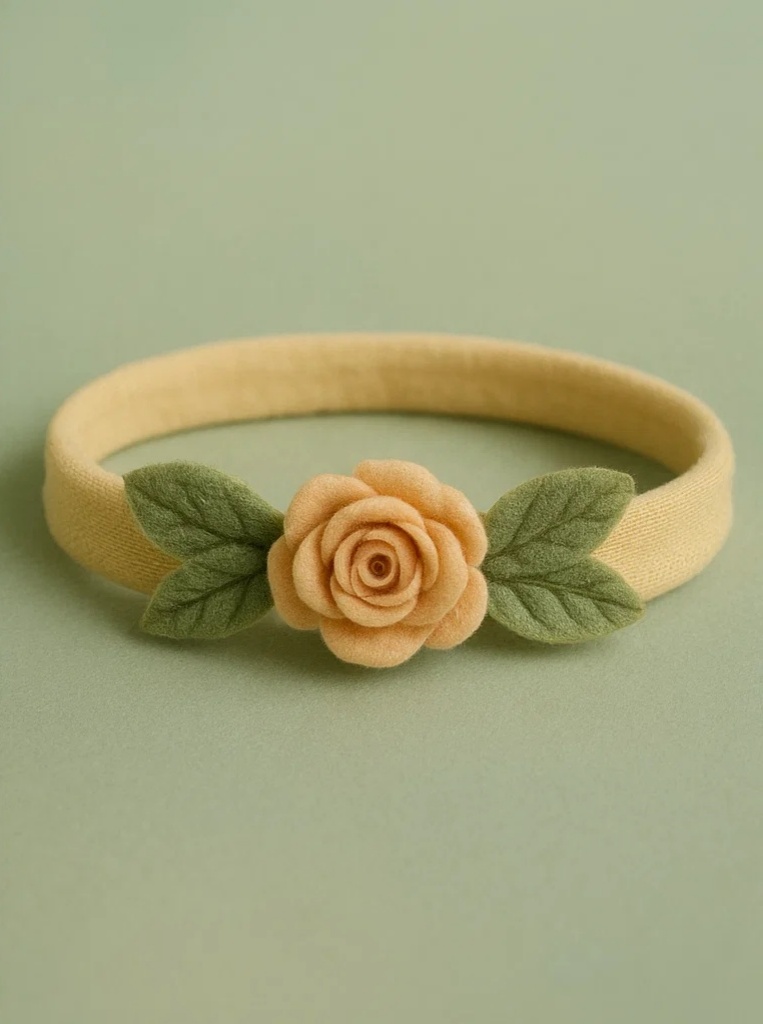 Set de bebé con diadema de rosa y vestido de ángel – Ropa adorable para fotos y fiestas de 0 a 2 años
