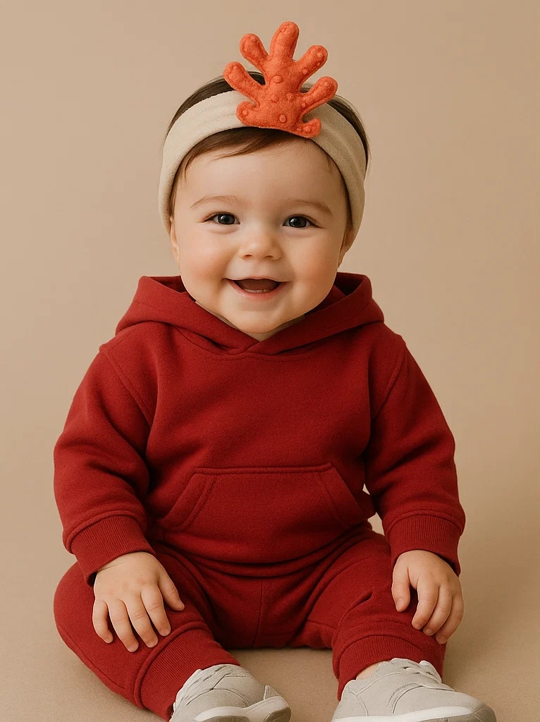 Bandeaux doux pour bébé avec décorations amovibles en jouets coralliens et couleurs pour photos