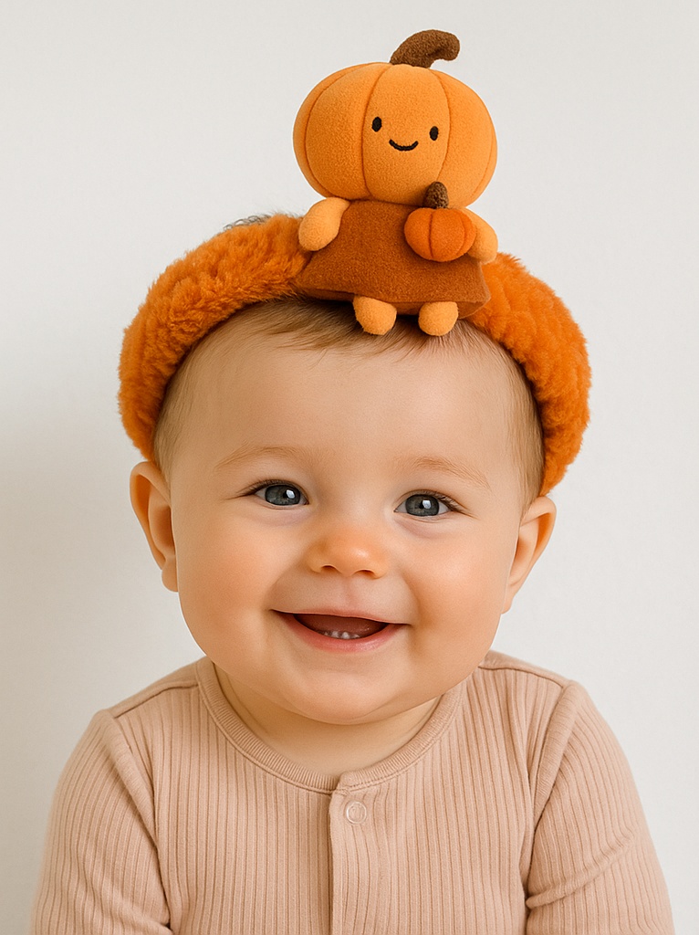 Bandeaux doux et mignons pour bébé avec des personnages en peluche pour une touche ludique