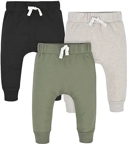 3-Pack Baby Jogger Pants Set – Soft and Comfortable for Baby’s Daily Wear