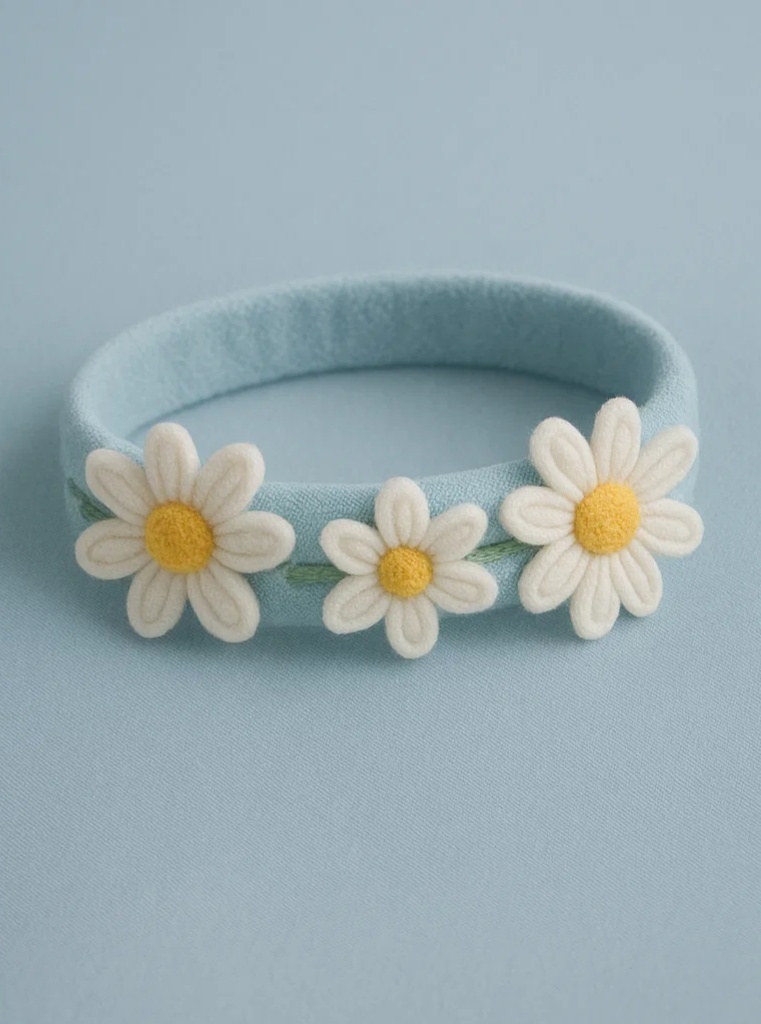 Cheerful Daisy Baby Headband for Happy and Joyful Moments