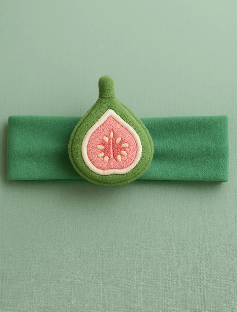 Avocado-Themed Baby Headband