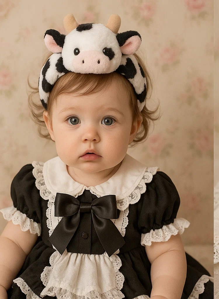 Cow Baby Headband