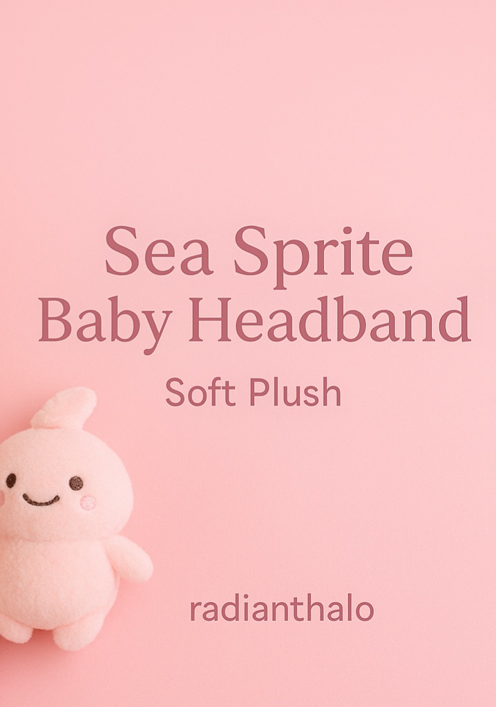 Peach Baby Headband - Bright and Fun