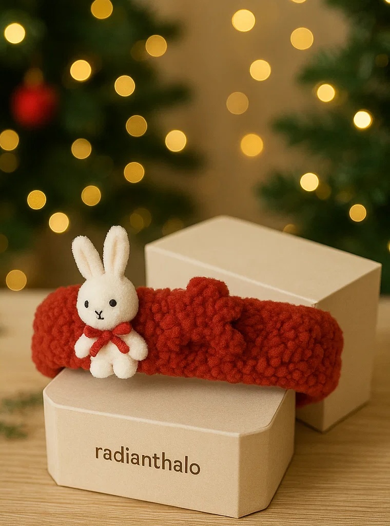 Bandeaux pour bébé avec des jouets de Noël mignons pour des photos magiques