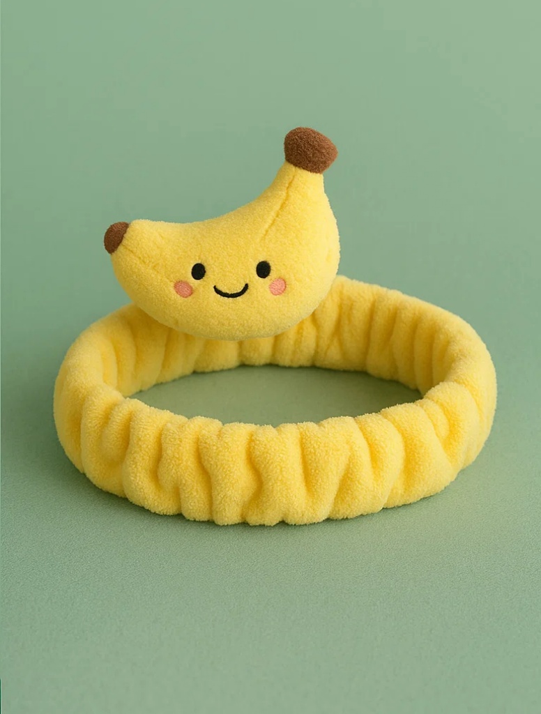 Faixa de Bebê com Tema de Banana