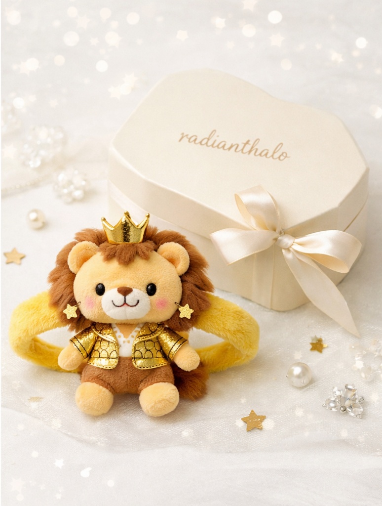 Lion King Plush Baby Headband with Crown – Soft and Adorable Hair Accessory for Toddlers
