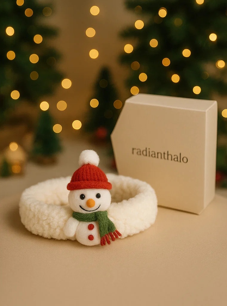 Faixas para bebês com brinquedos de Natal fofos para fotos mágicas