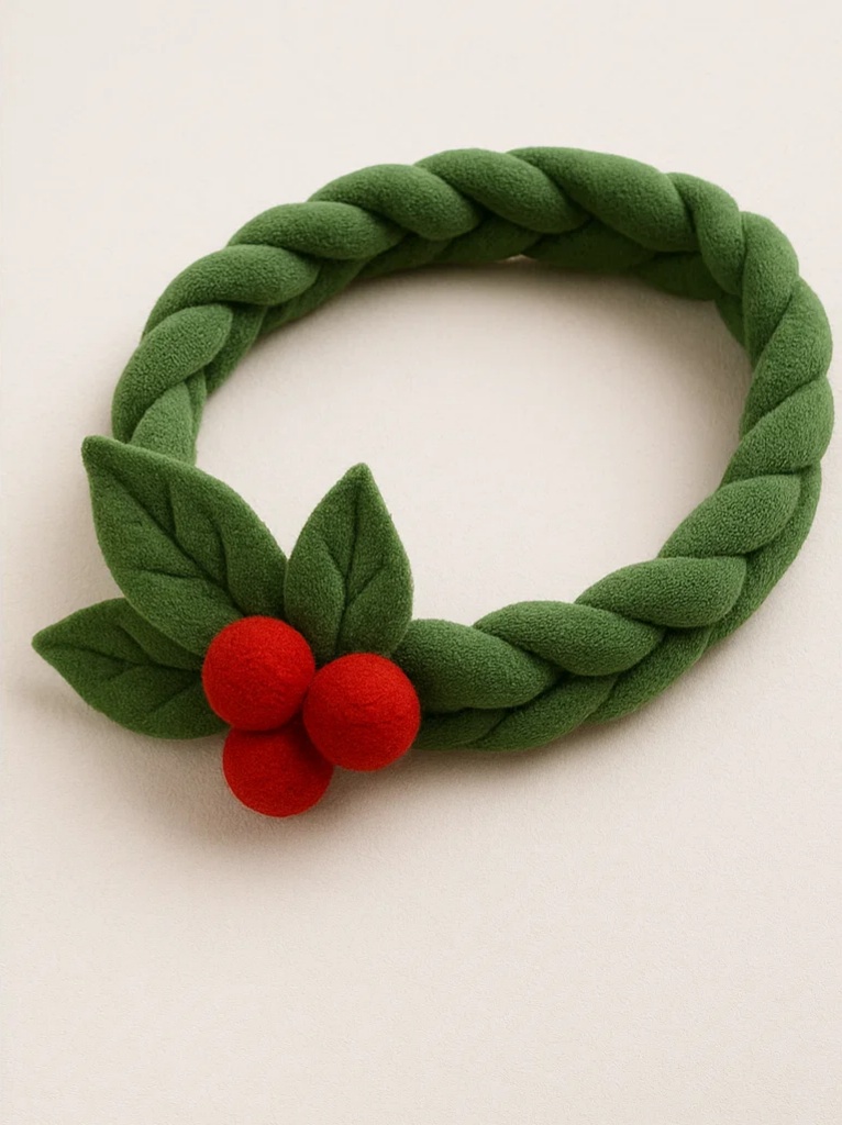 Baby Chef Headband – Tomato Wreath Edition