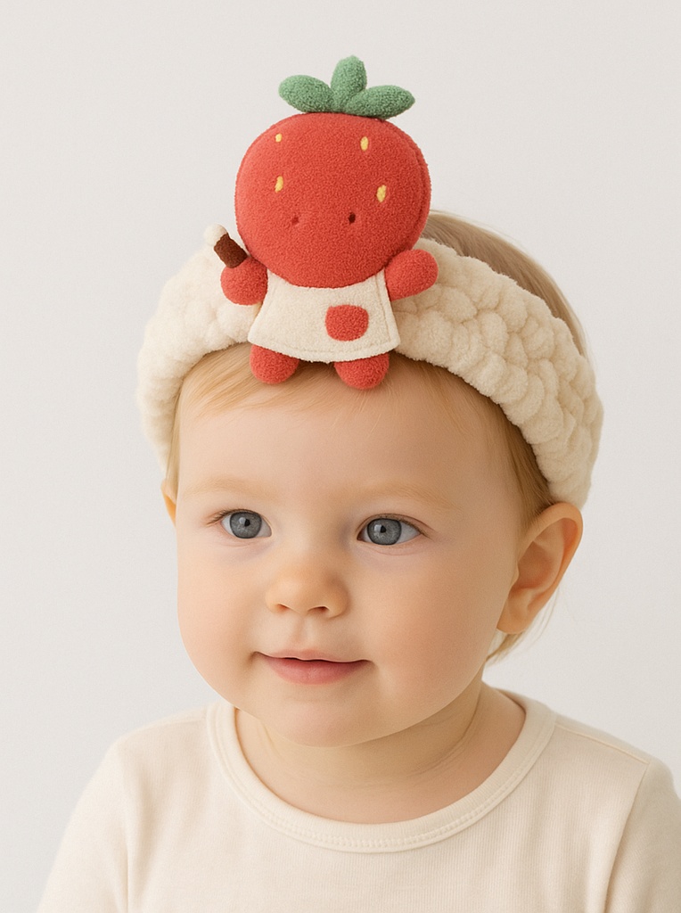 Plush Baby Headband – Luxurious Velvet Feel & Soft Fit