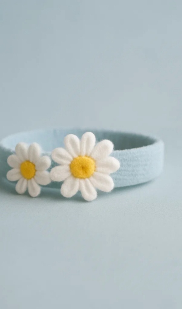 Dětská čelenka s květinami, ideální pro krásné fotografie