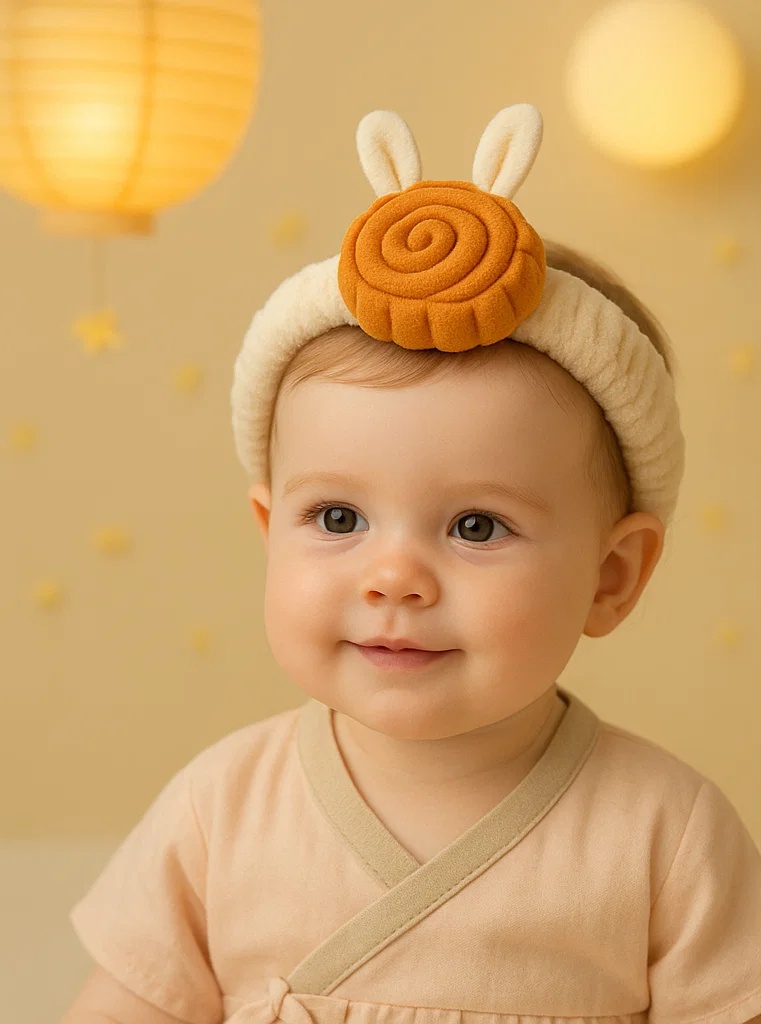Dekoratives Baby-Stirnband zum Mondfest – Kreatives Geschenk für Einzelhändler