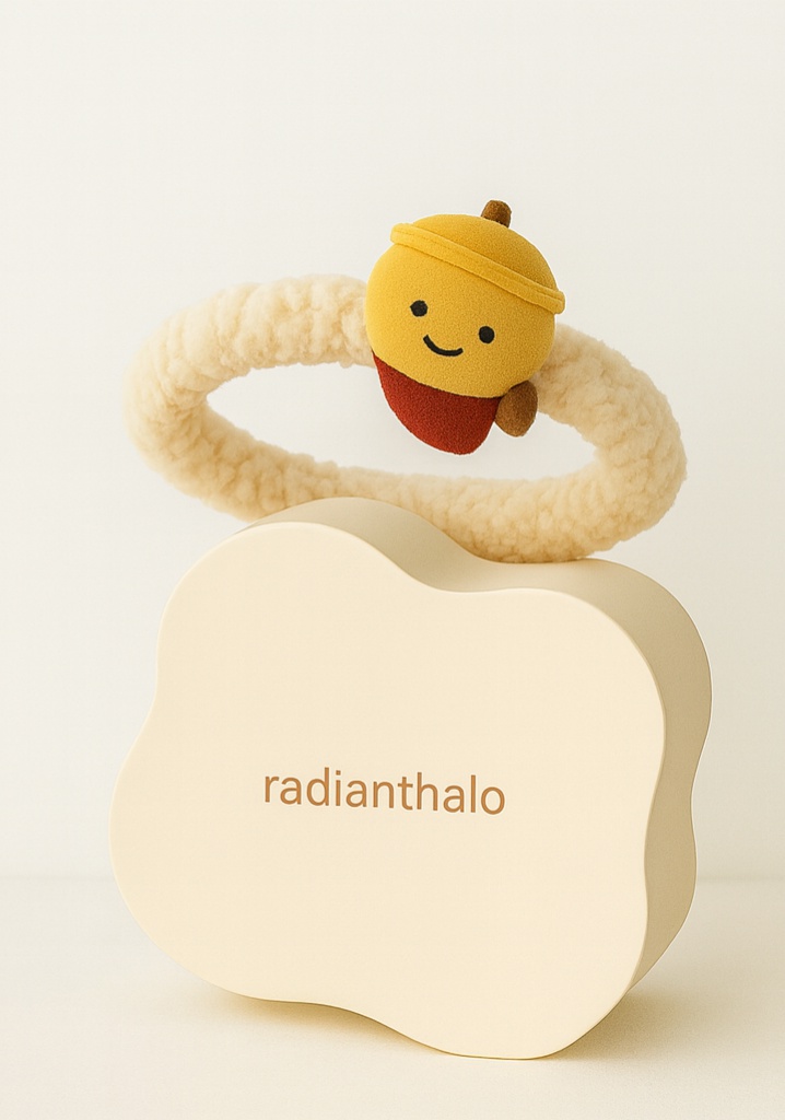 Pear Baby Headband with Matching Pear Doll for Adorable Photos
