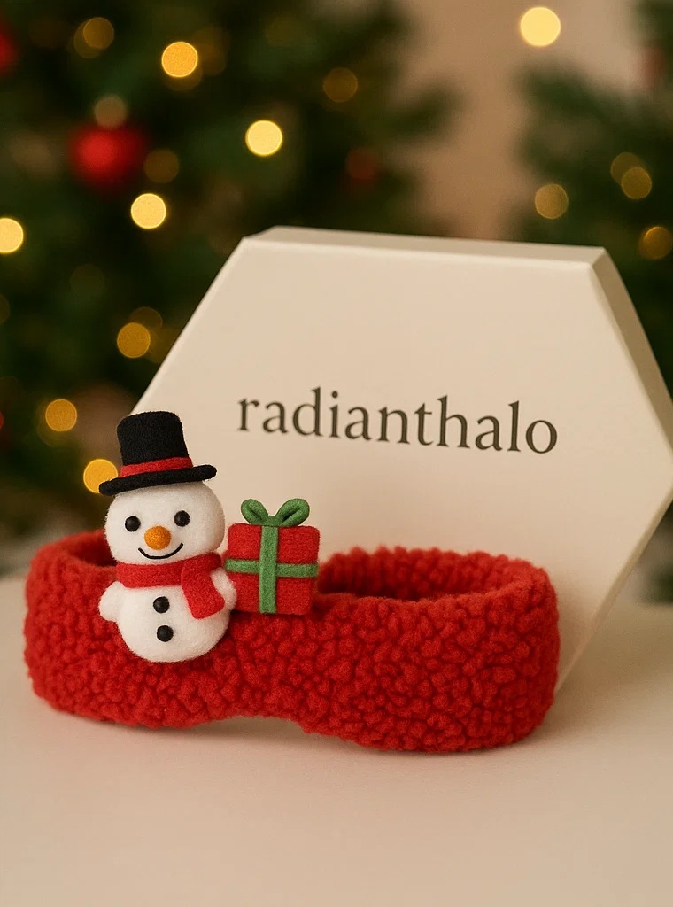 Faixa de bebê com tema de Natal – Ideal para kits de presente