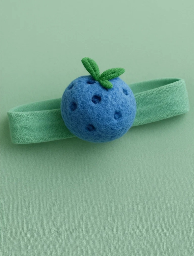 Diadema para Bebé com Tema de Mirtilo