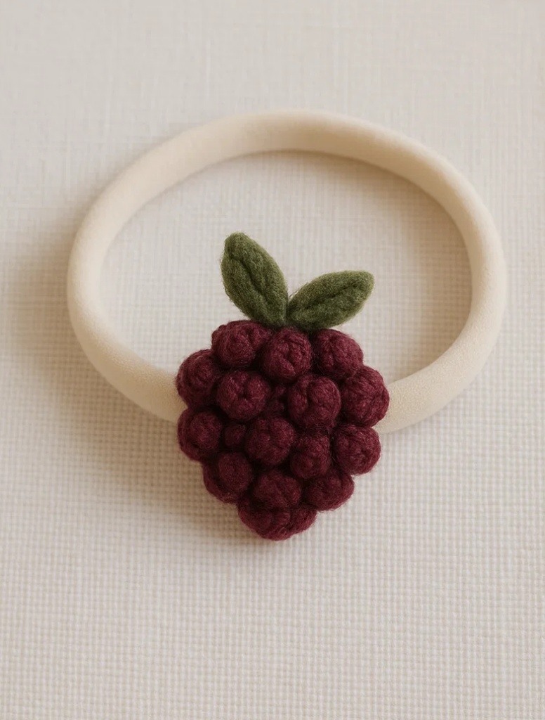 Berry-Themed Baby Headband