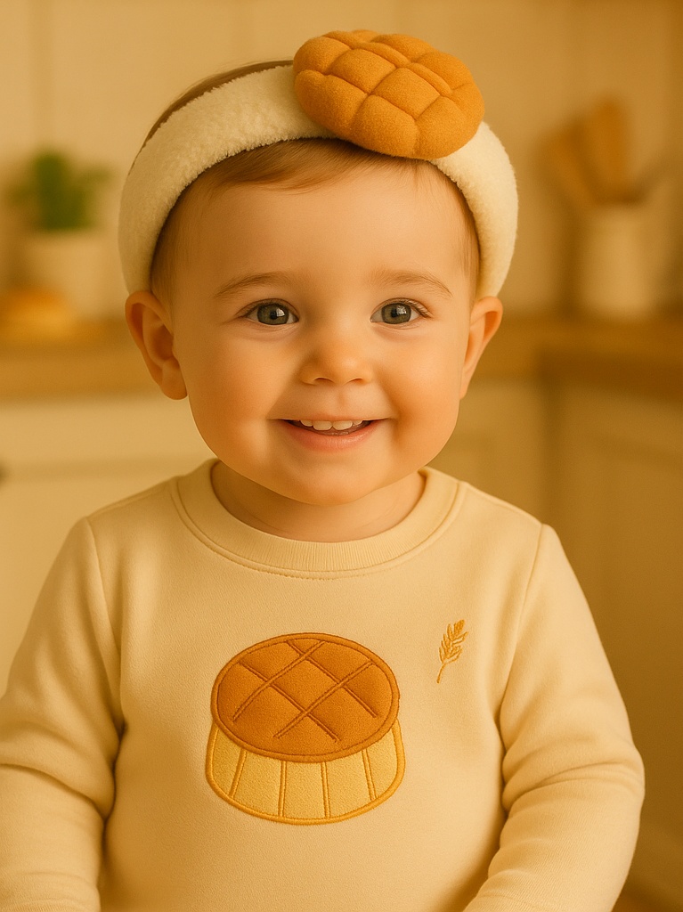 Comfortable Baby Headband with Fun Ice Cream and Fruit Design – Perfect for Photoshoots