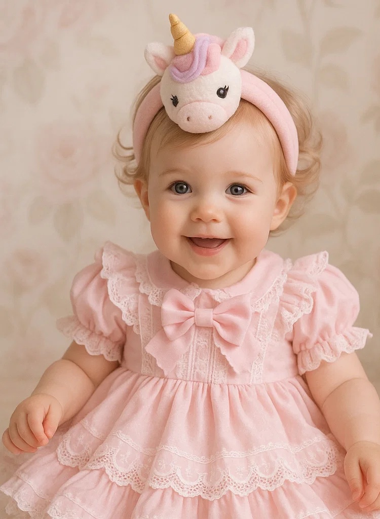 Cute Baby Unicorn Headband (Pink)