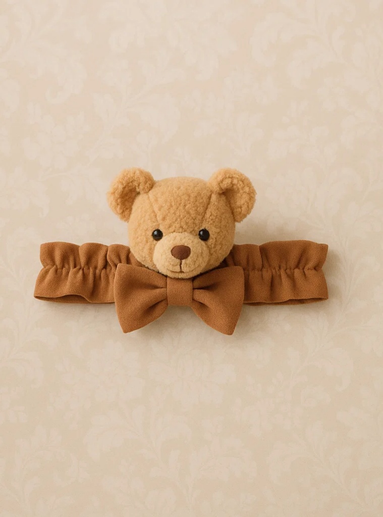 Cute Baby Bear Headband (Pink)