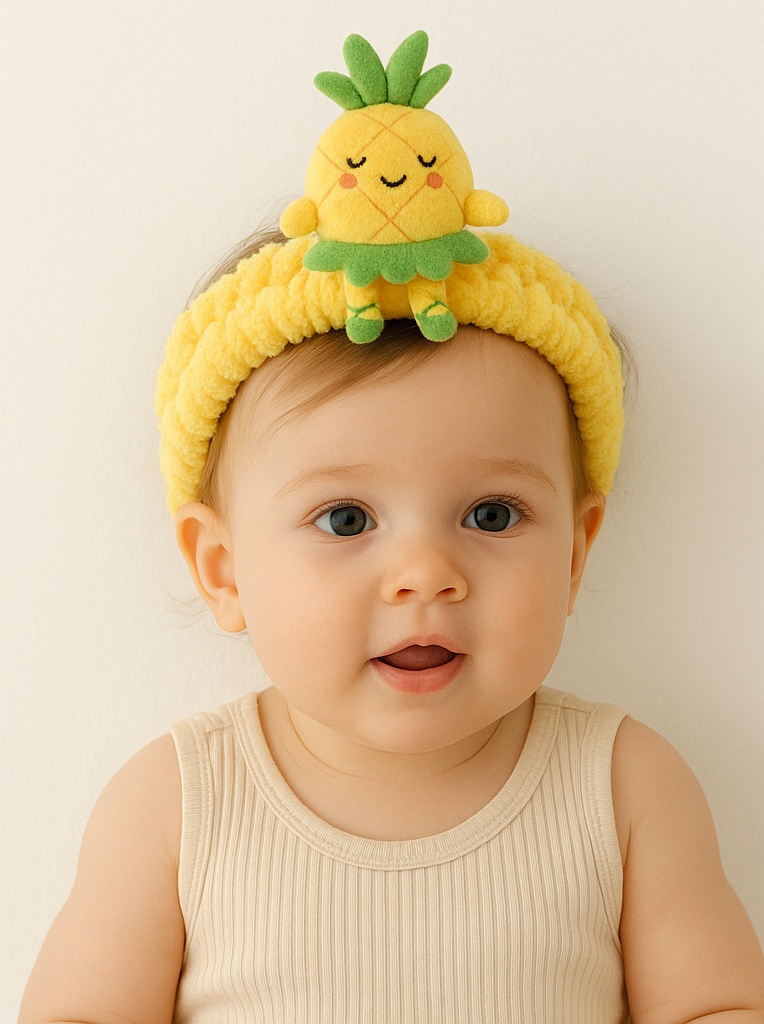 Stretchy Baby Headband – Soft & Snug Fit