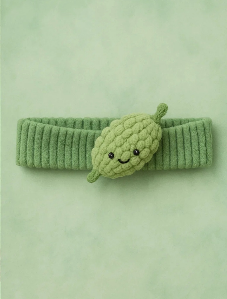 Bitter Melon-Themed Baby Headband