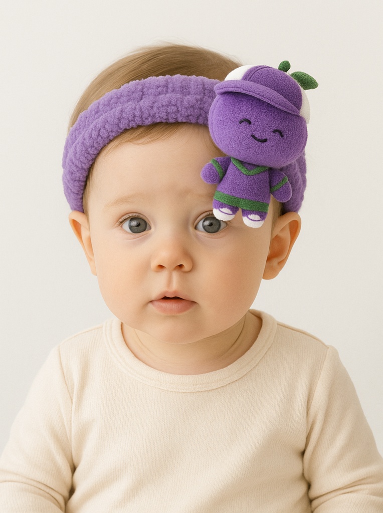 Breathable Cotton Baby Headband – Comfortable & Soft