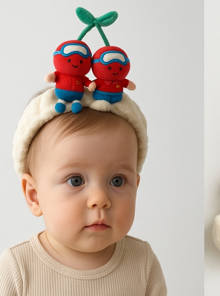 Premium Silk Baby Headband – Smooth & Soft