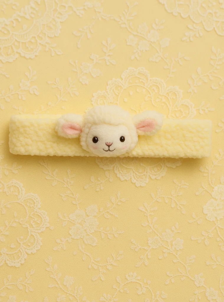 Star Kirby Baby Haarband mit Tierdesign und gelbem Kleid