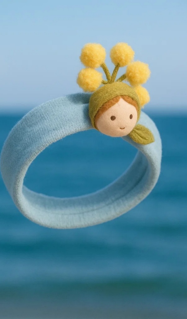 Delightful Baby Headband with Removable Floral Embellishments