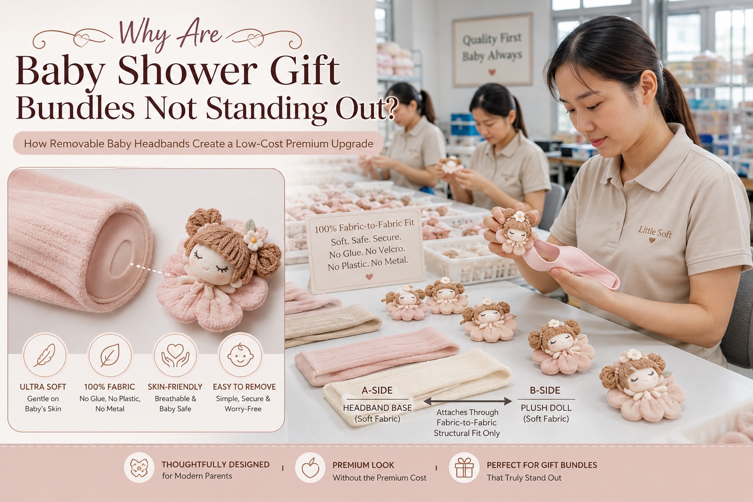 Why Are Baby Shower Gift Bundles Not Standing Out? How Removable Baby Headbands Create a Low-Cost Premium Upgrade