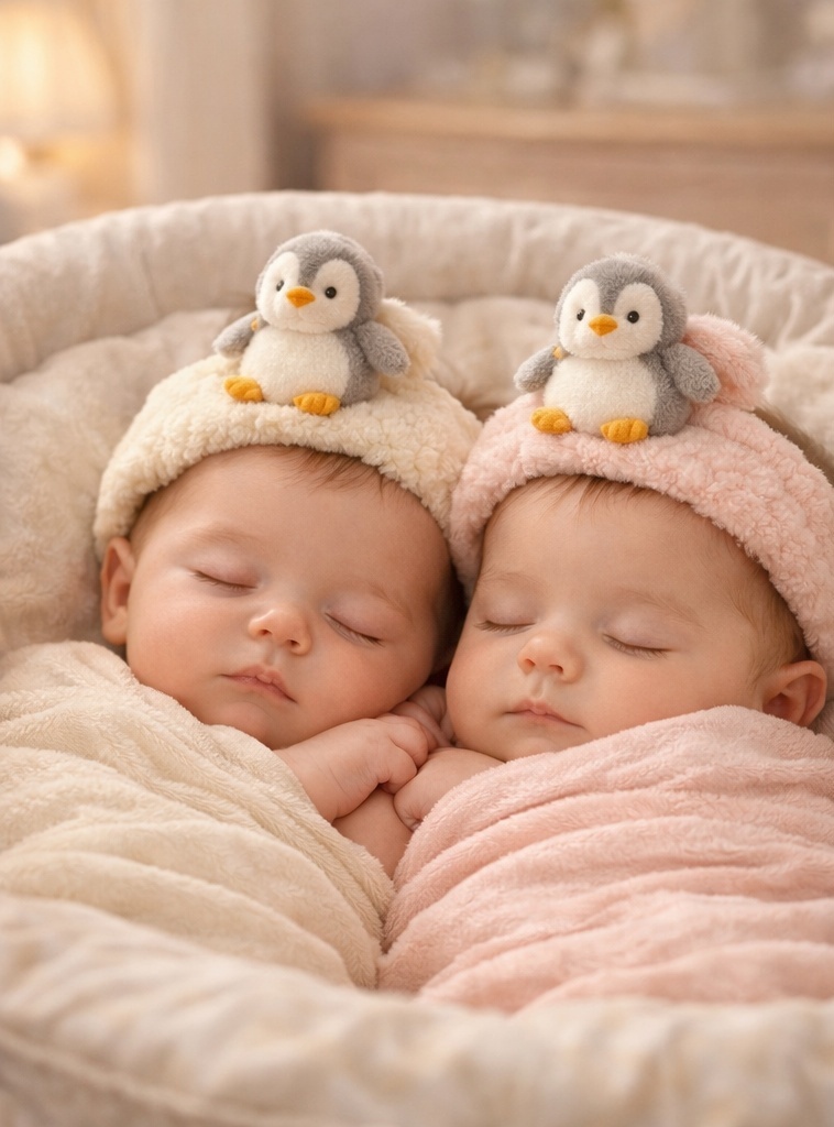Adorable Bear with Scarf Baby Headband – Eco-friendly and Detachable