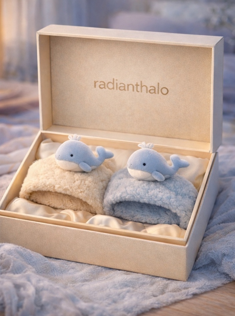 Whale Themed Detachable Baby Headband – Eco-friendly and Soft