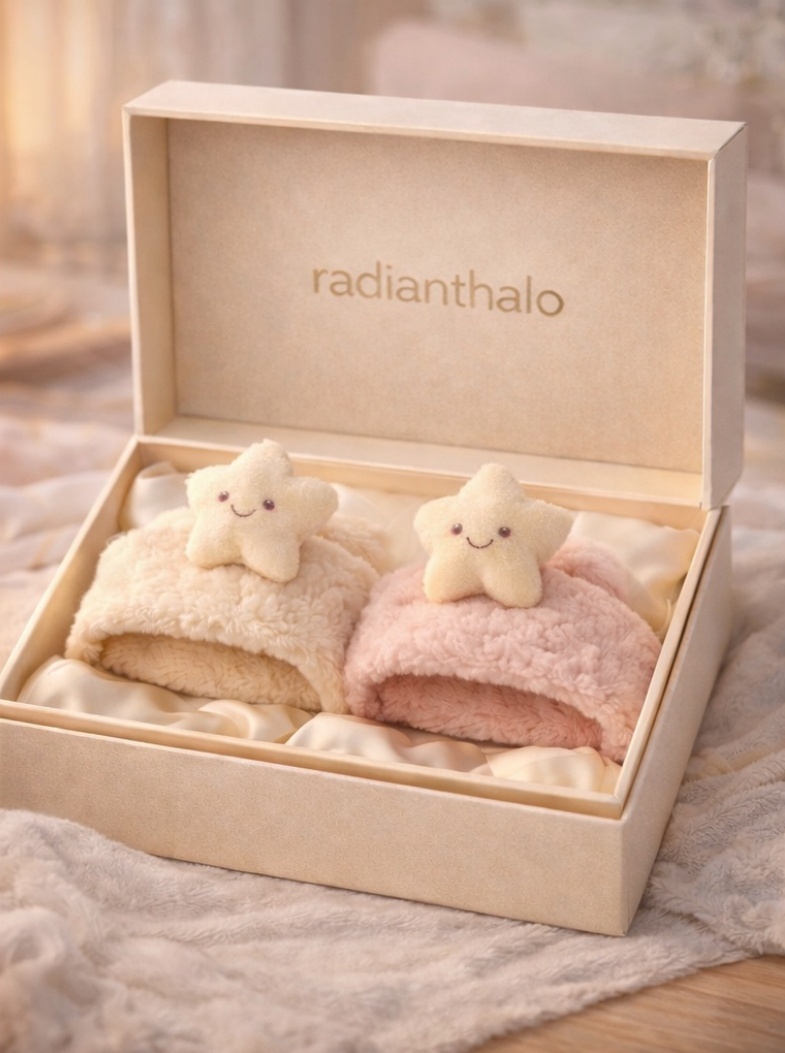 Soft Cotton and Detachable Bear Baby Headband – Eco-friendly Design