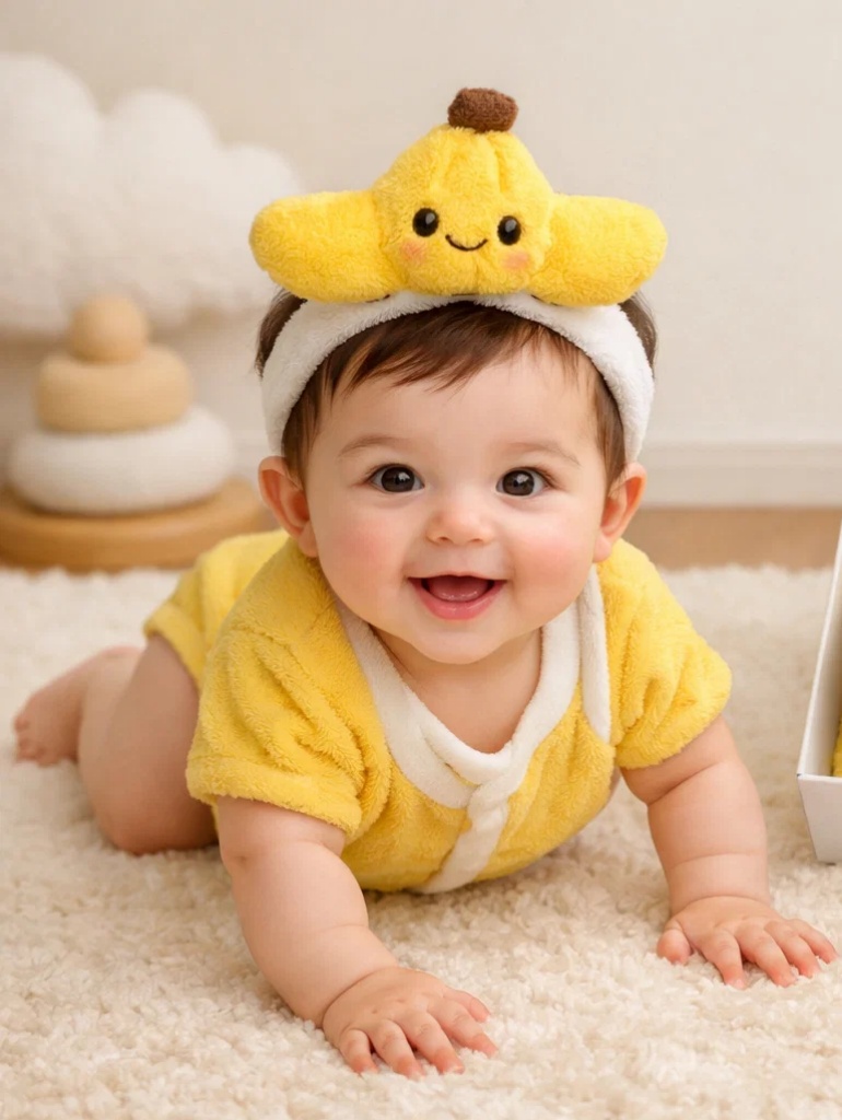 Fournisseur B2B bandeau bébé kawaii ourson et gelée fleur de cerisier – modèle personnalisable ODM pour boutiques naissance