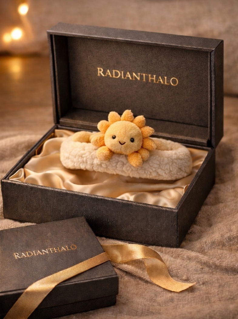 Sunshine Lion Baby Headband – Soft Cotton, Eco-friendly Detachable Design
