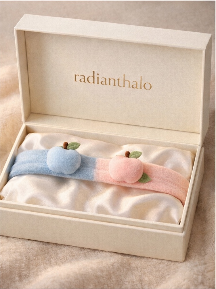 Atmungsaktives Baby-Stirnband aus Baumwolle mit abnehmbarem Design
