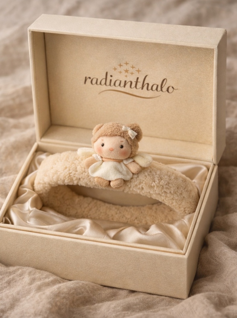 Angel Baby Headband – Soft Cotton, Eco-friendly Detachable Design
