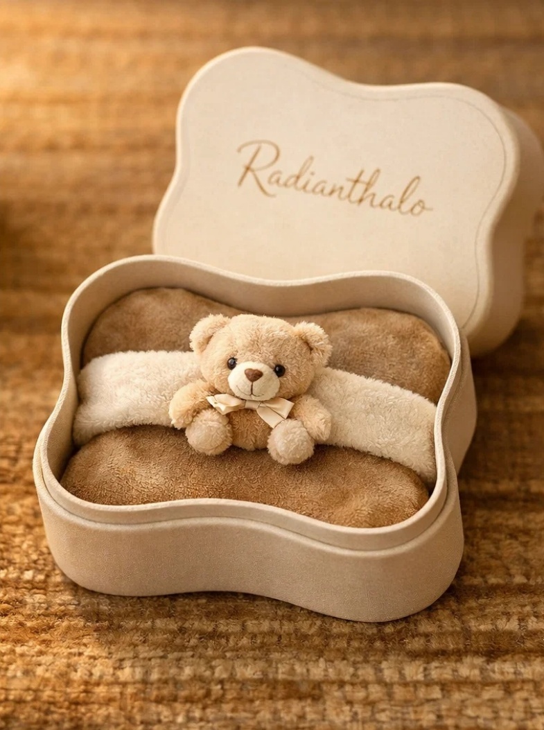 Baby Bear Headband – Soft Cotton with Eco-friendly Detachable Design